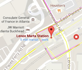 How to get to Lenox Square in Atlanta by Bus or Subway?