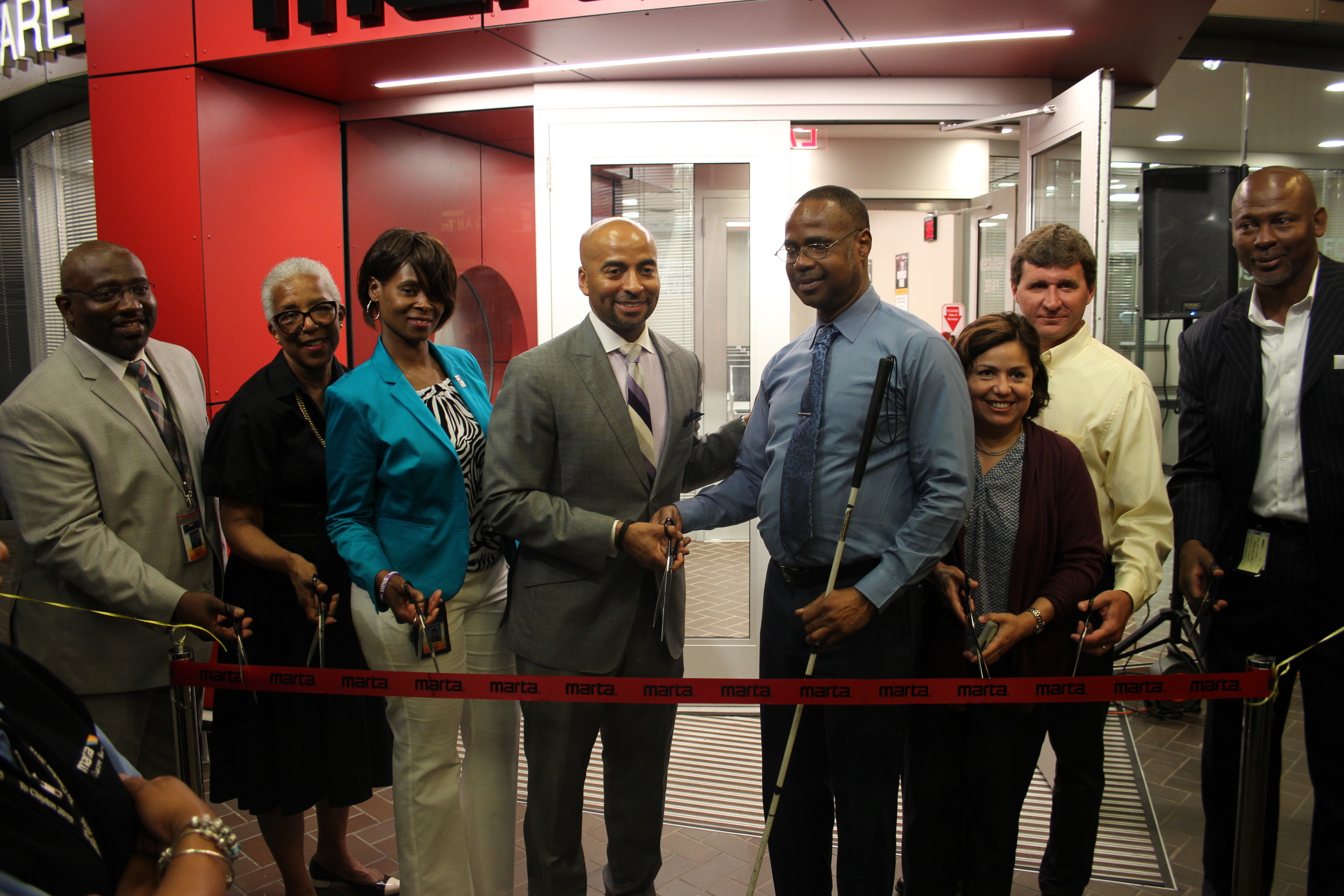 MARTA UNVEILS NEWLY RENOVATED REDUCED FARE, LOST AND FOUND OFFICES   1